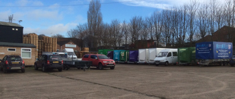 New and used exhibition trailers available at our Grantham depot 