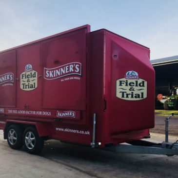 Skinners Petfoods take Delivery of second Boxer Exhibition Trailer