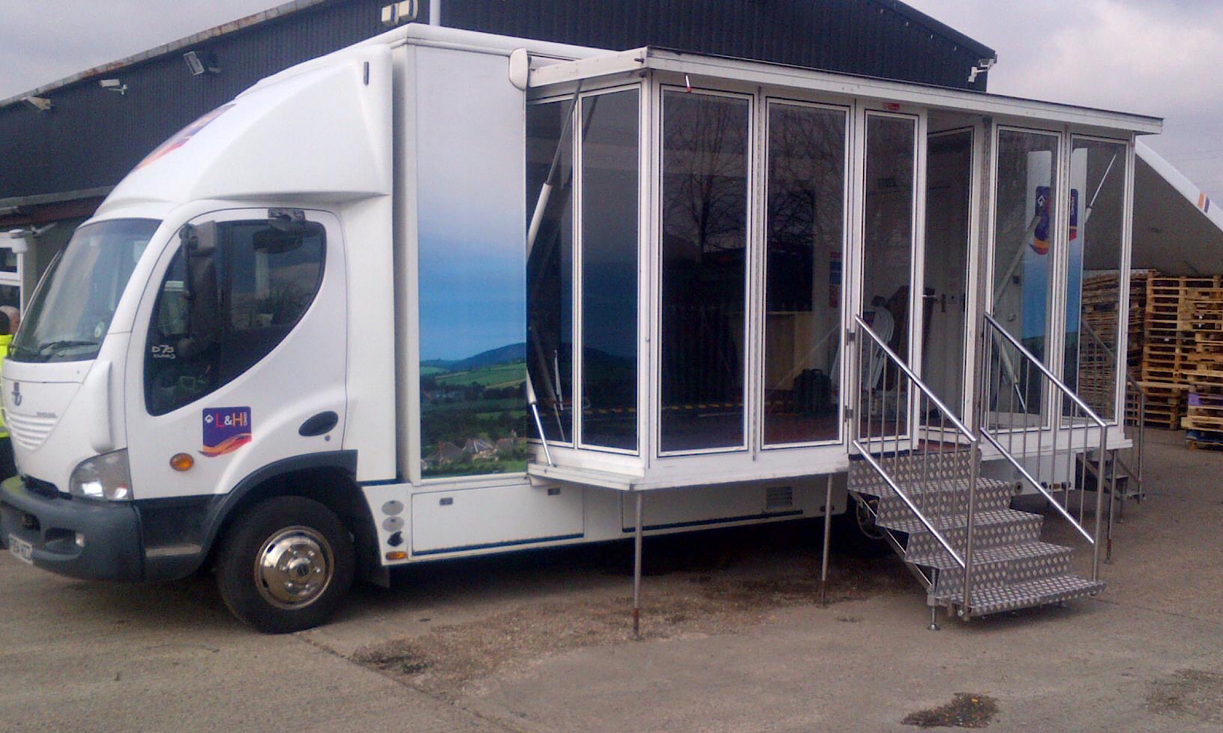 exhibition trailers marketing events mobile